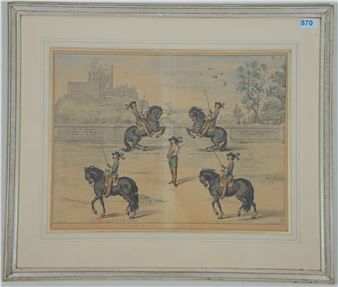 Le Marquis a Cheval et le Capitainne - Abraham van Diepenbeeck