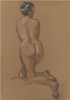 Klečící akt č.37 - Rudolf Fugger