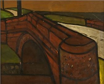 Red Bridge Near Aspatria - Percy Kelly