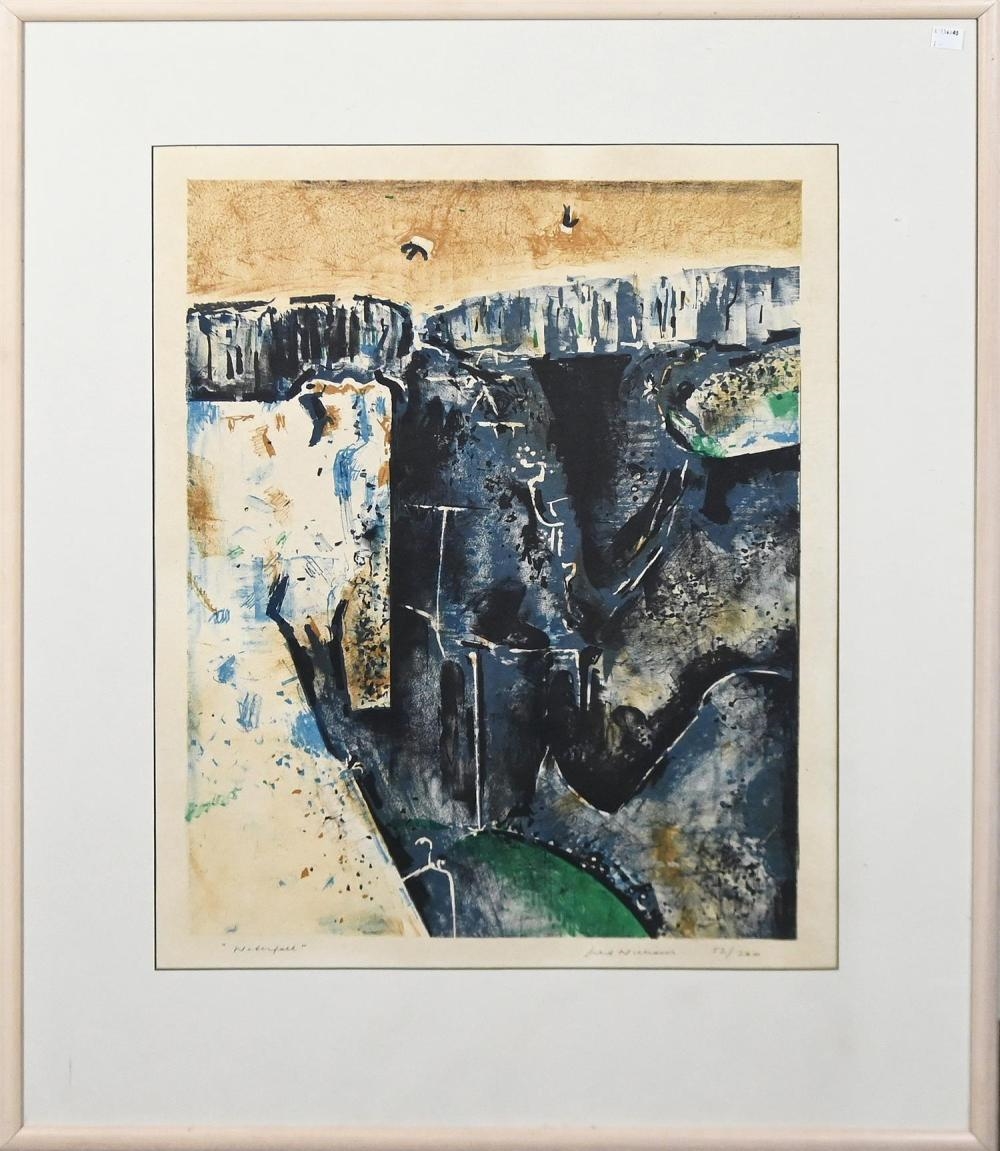 Artwork by Fred Williams, WATERFALL, Made of Lithograph