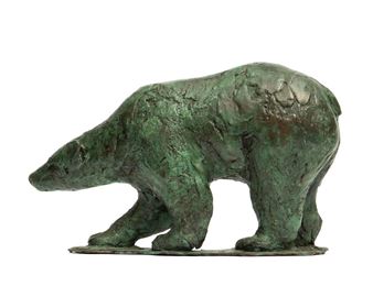 Karel Gomes (1930-2016) bronzen ijsbeer - Karel Gomes