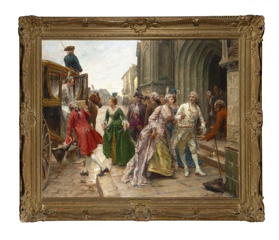 Arrival for the Wedding - Paul-Émile Boutigny
