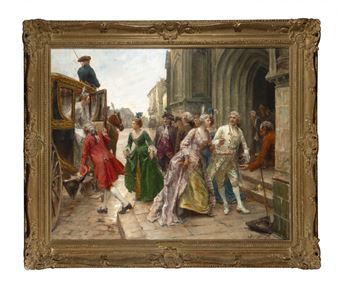 Arrival for the Wedding - Paul-Émile Boutigny