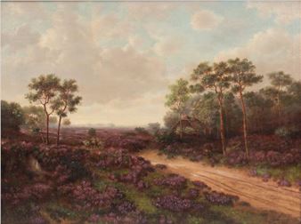 Heidelandschap - George Frederik Teijssen