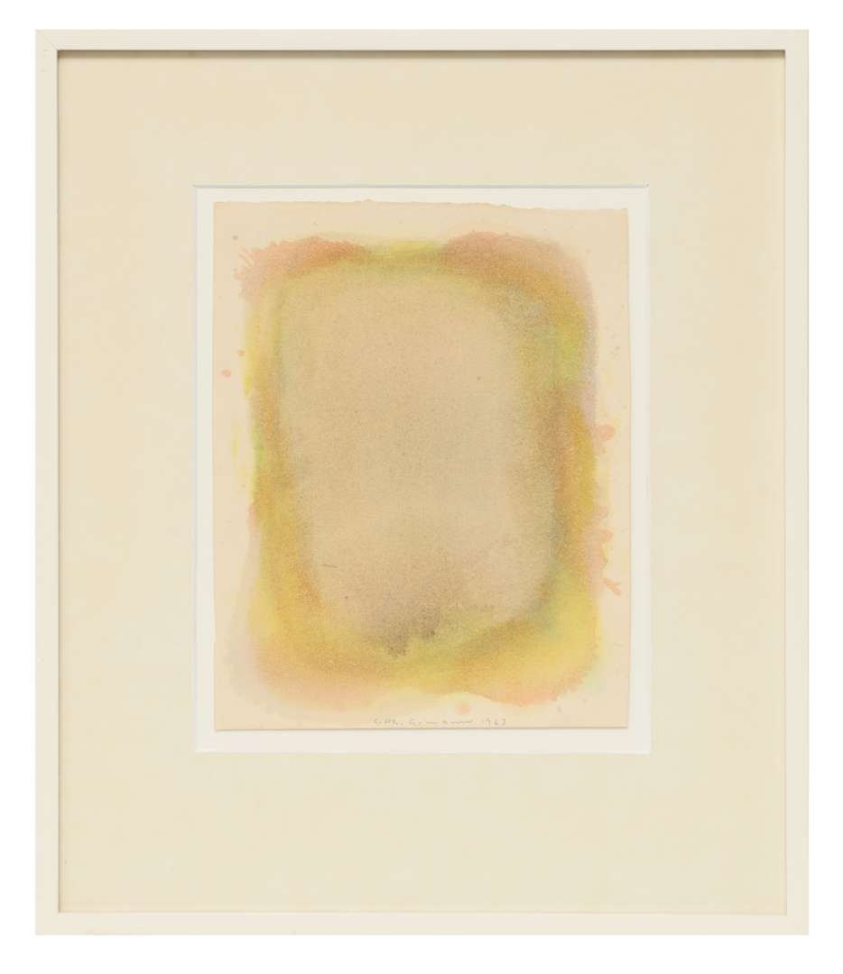 Artwork by Gotthard Graubner, Untitled, Made of Gouache On Paper