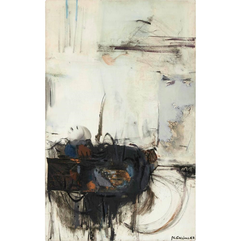 Artwork by Nikos Sachinis, UNTITLED (ABSTRACTION, Made of Oil On Board