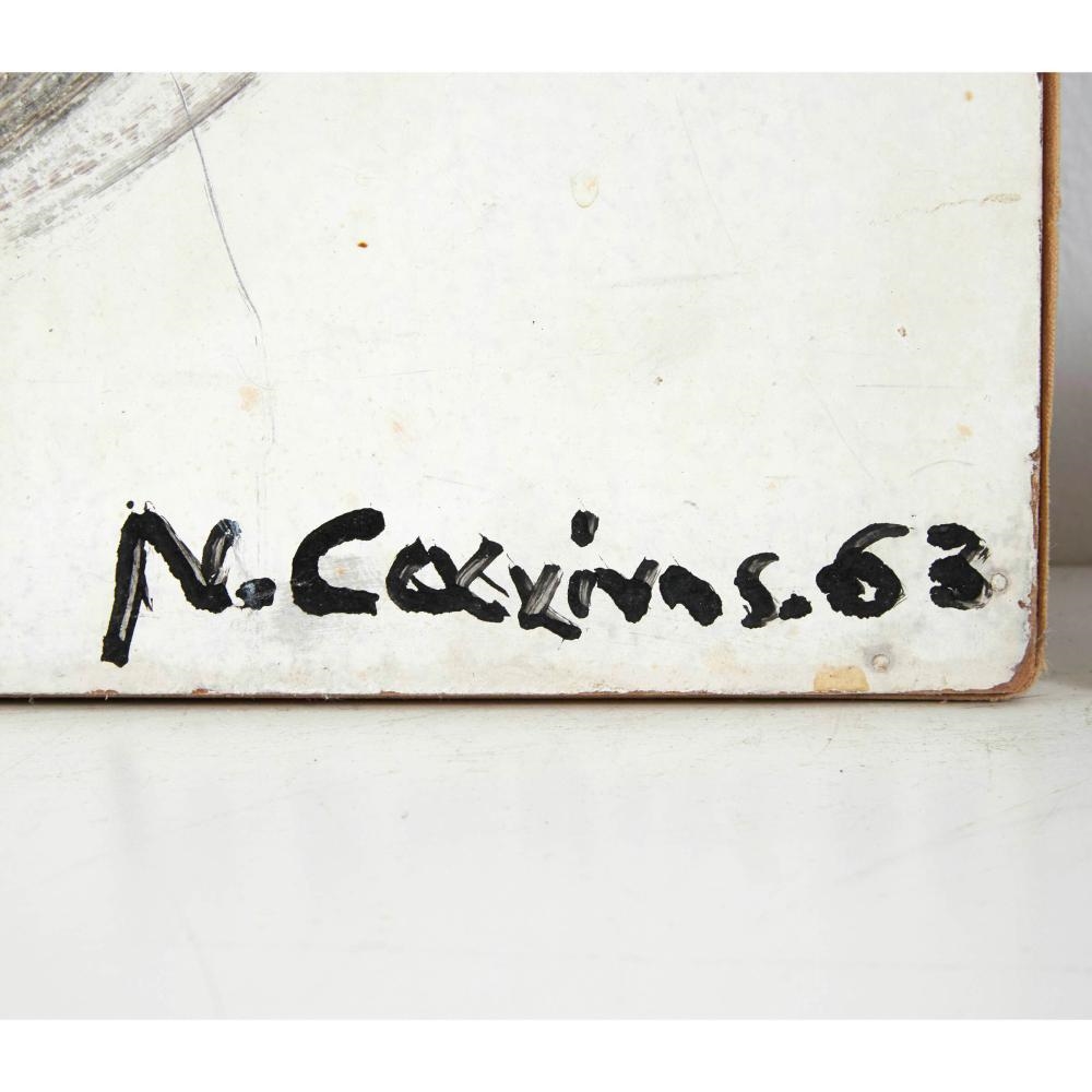 Artwork by Nikos Sachinis, UNTITLED (ABSTRACTION, Made of Oil On Board