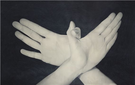 Sin título (Manos cruzadas - Natividad Bermejo