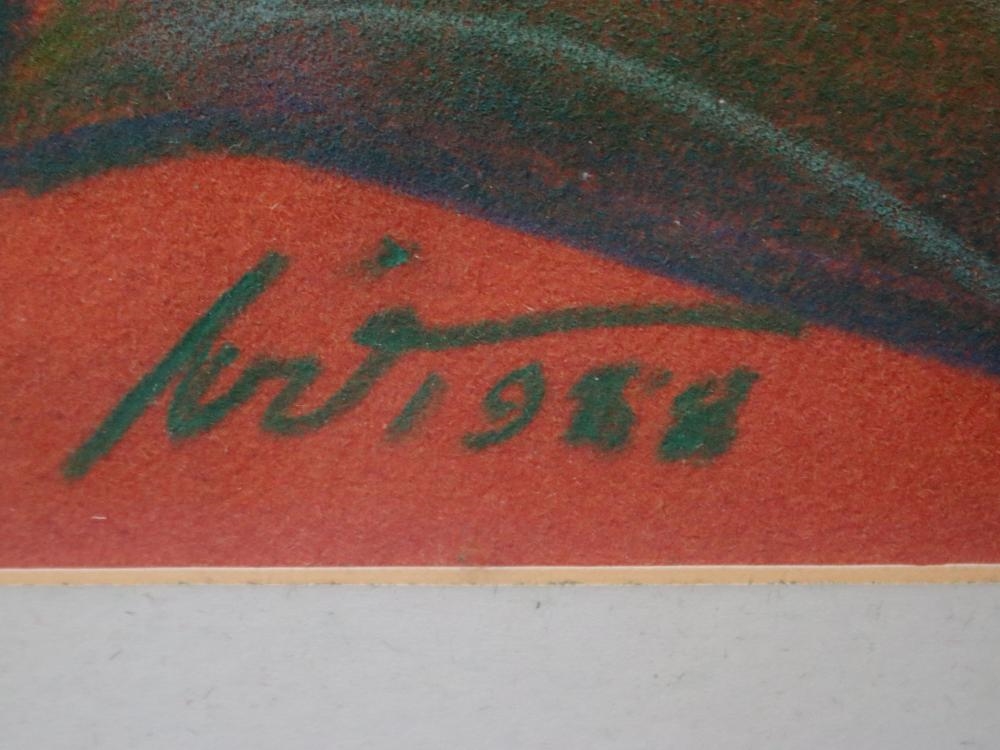 Artwork by Ivi Avellana Cosio, LOBSTER CLAW II, Made of Oil Pastel On Felt Paper