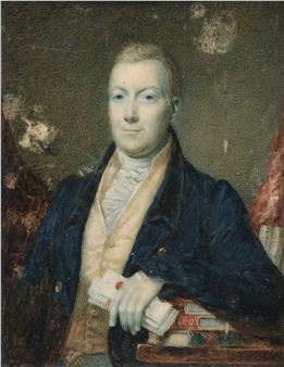 Retrato de caballero en el interior de su estudio - William John Thomson