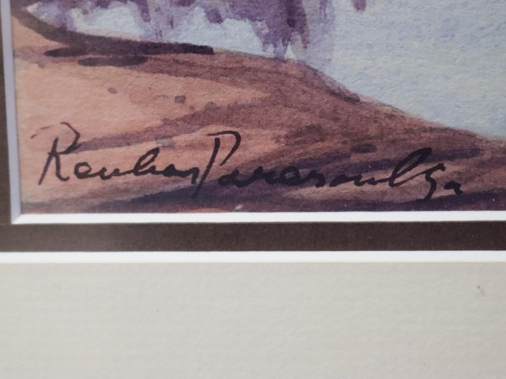 Artwork by Reuben Pareroultja, HERMANNSBURG AUSTRALIAN OUTBACK SCENE, Made of Watercolour