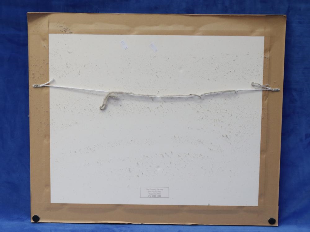 Artwork by Reuben Pareroultja, HERMANNSBURG AUSTRALIAN OUTBACK SCENE, Made of Watercolour