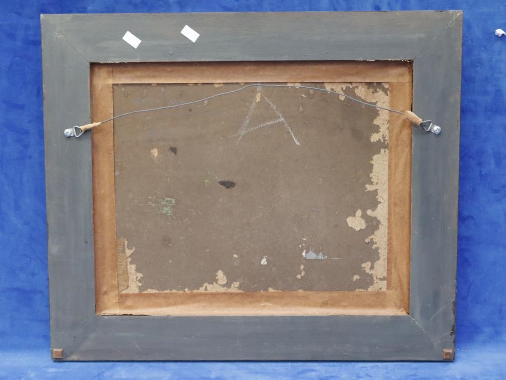 Artwork by Charles Lancaster, GREY DAY, LONE PINE, Made of Oil On Board