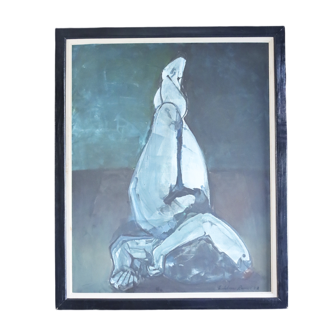 Artwork by Esteban Ramos, Woman at Rest, Made of Acrylic on canvas