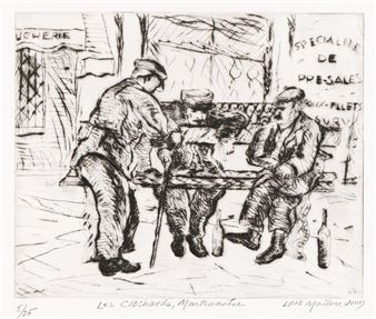 Les Clochards, Montmartre - Lois Mailou Jones