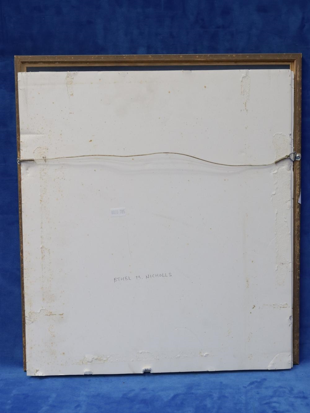 Artwork by Ethel Maude Nicholls, Garden Scene, Made of Watercolour On Board