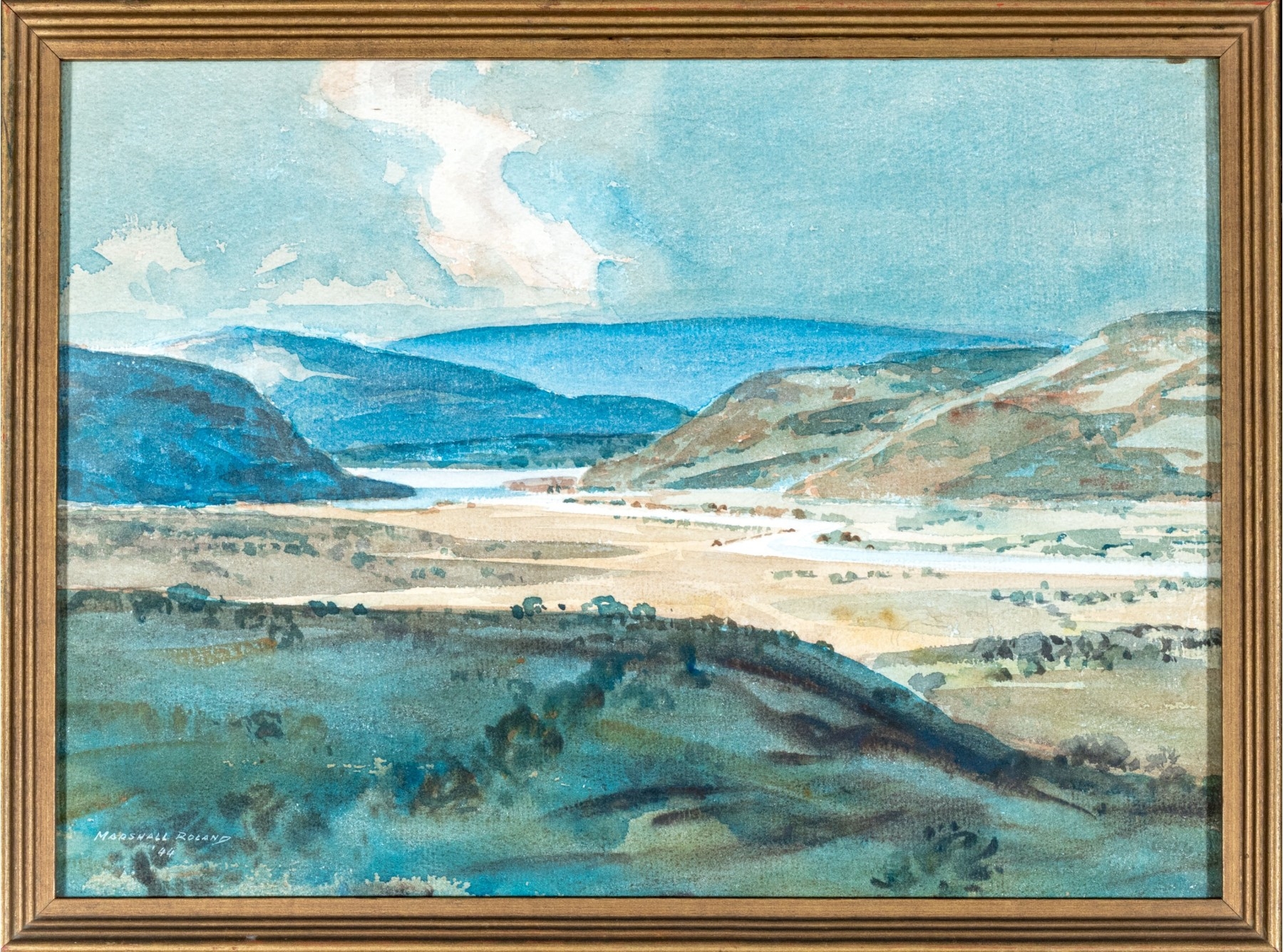 Artwork by Marshall Roland, Landscape, Made of Watercolor On Paper