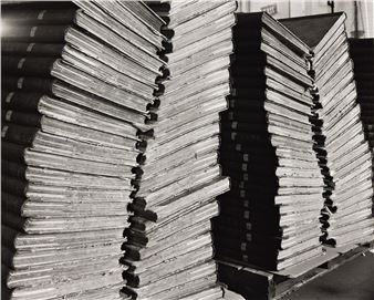 Four Stacks of Bound Newspapers - Abelardo Morell