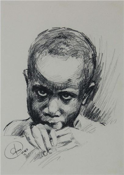 Portrait of a Boy - Solomon Omogboye