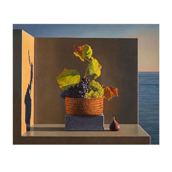 Still Life With Grapes - David Ligare