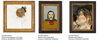 Three Lucian Freud Works Go Under the Hammer at Christie’s