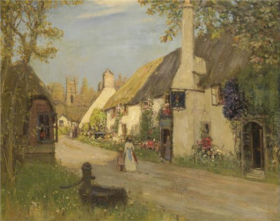 Idyllische Dorfszene - Patrick Downie