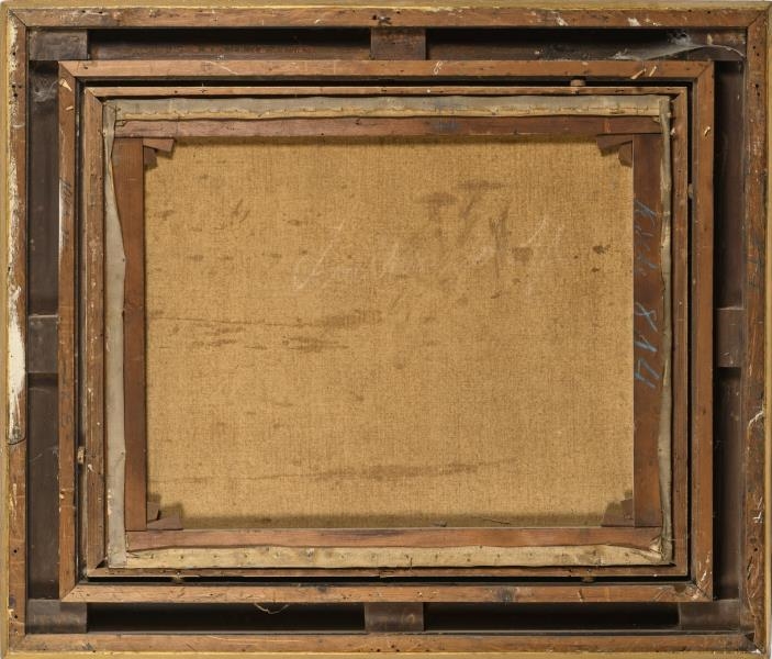 Artwork by Patrick Downie, Idyllische Dorfszene, Made of Öl/Leinwand