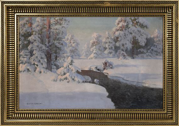 Pejzaż zimowy by Wiktor Korecki