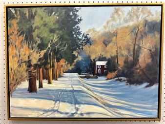 Snowy Path Landscape - Cynthia Sinclair