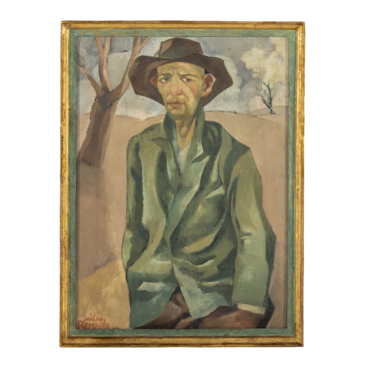 Artwork by Júlio Resende, Girata/ Pascoal, Made of oil on canvas