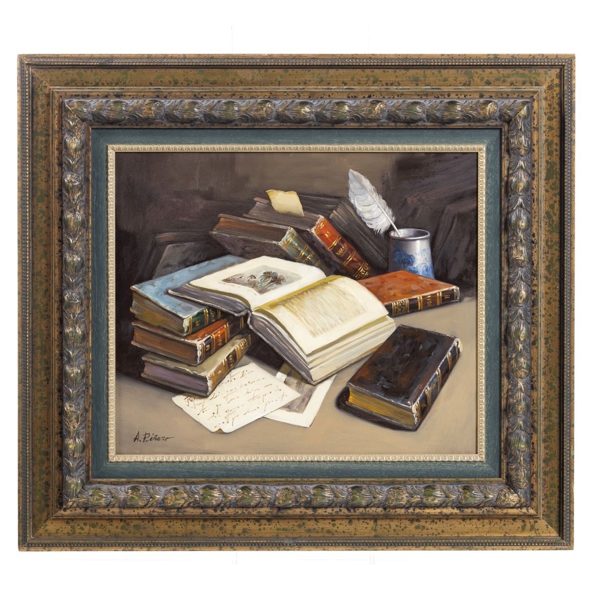 Artwork by A. Pinero, Untitled, Made of oil on canvas