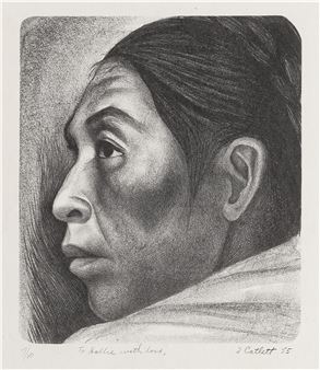 Cabeza Indigena - Elizabeth Catlett
