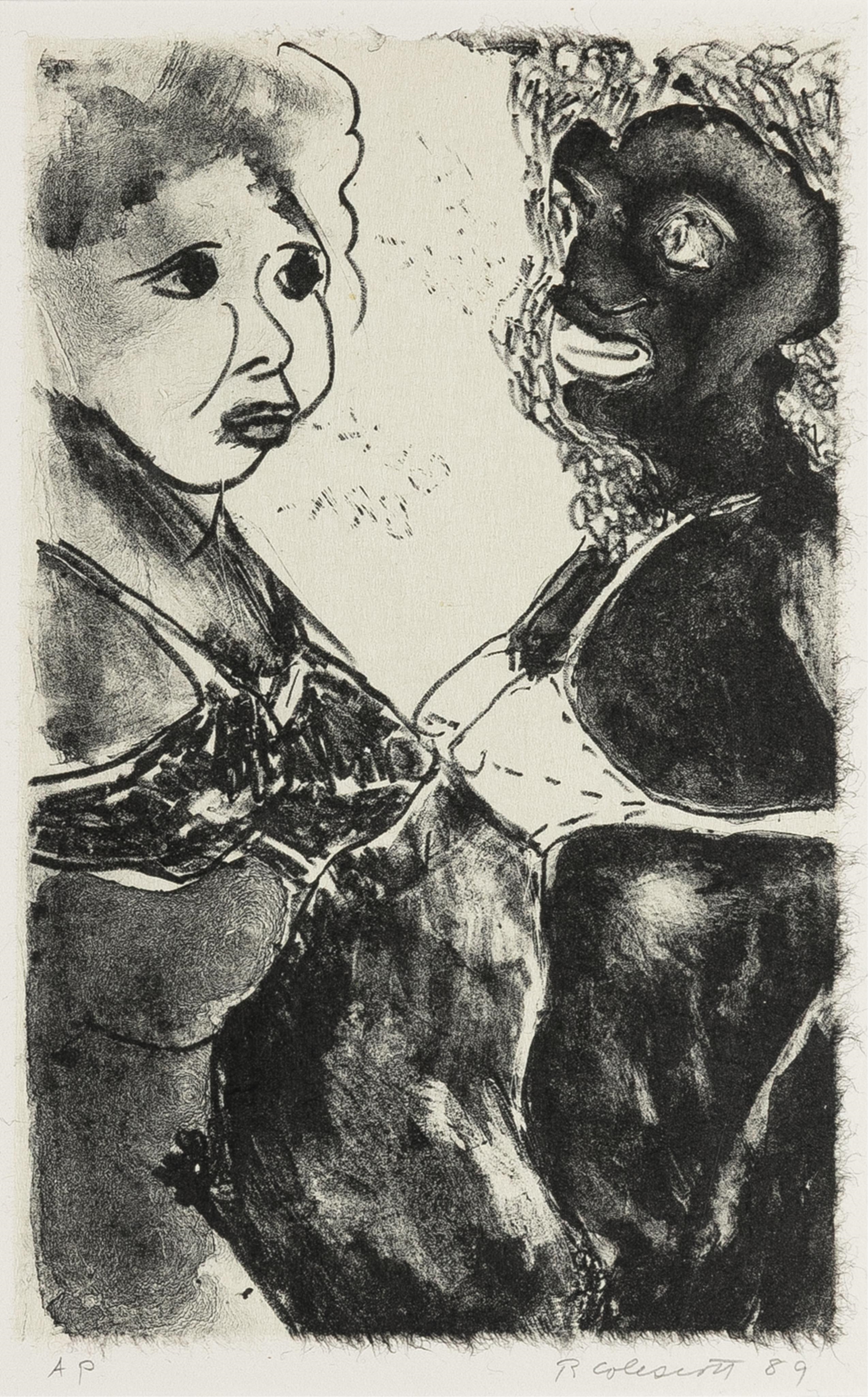 Artwork by Robert Colescott, Untitled, Made of Lithograph