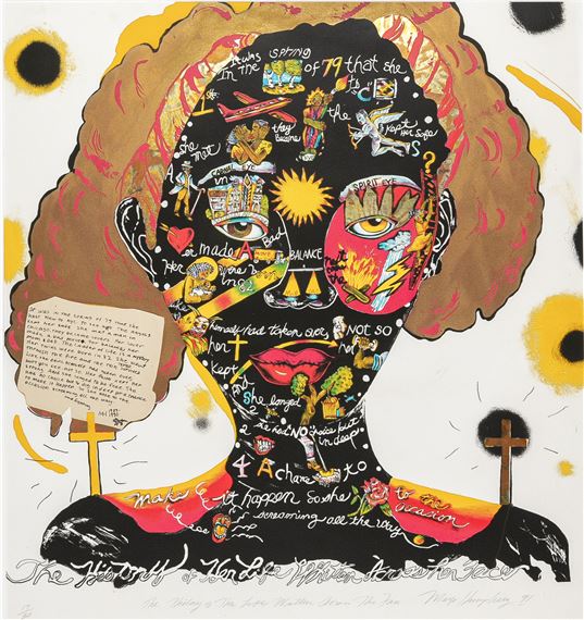 The History of Her Life Written across Her Face by Margo Humphrey, 1991