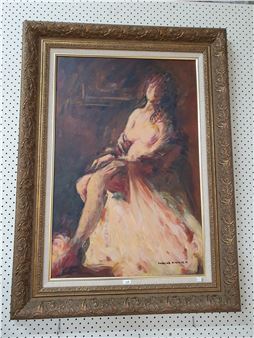 untitled (Seated Nude) - Monica Koch