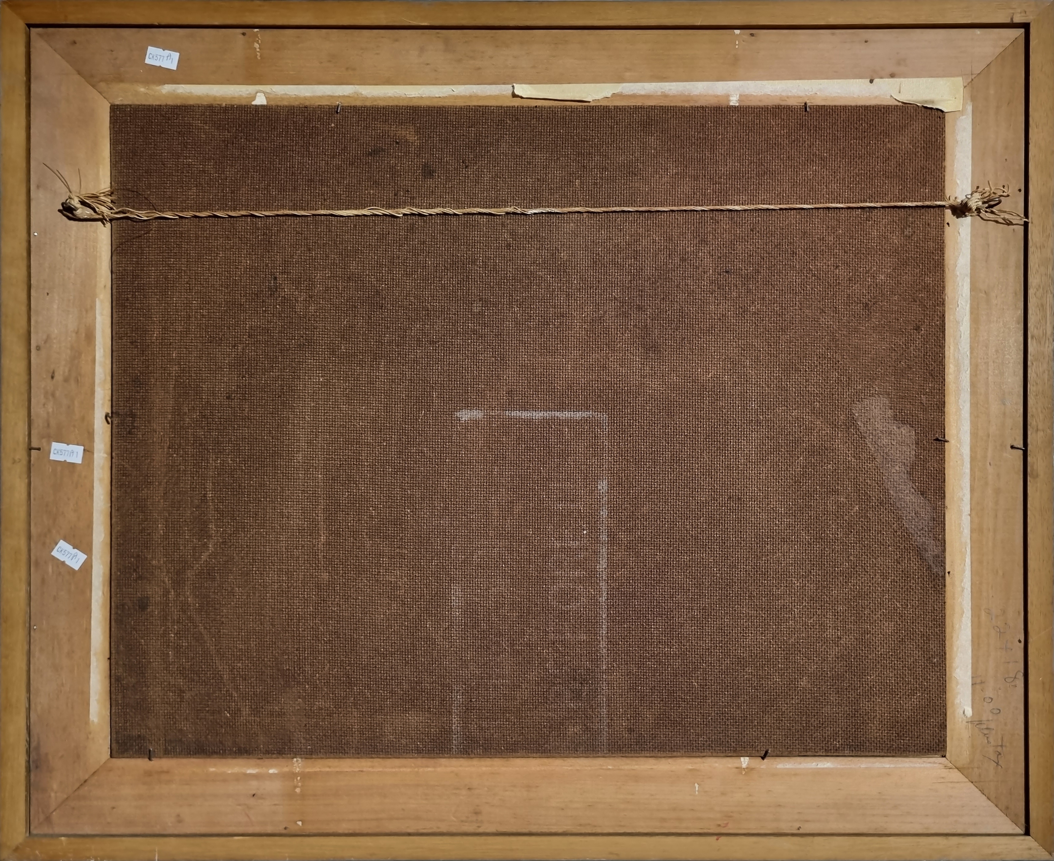 Artwork by Alan Robert Colquhoun Grieve, Untitled (Greek Ruins, Made of Oil On Board