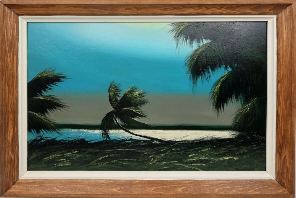 Artwork by Alfred Hair, RIVER WND, Made of Oil On Orange Peel Upson