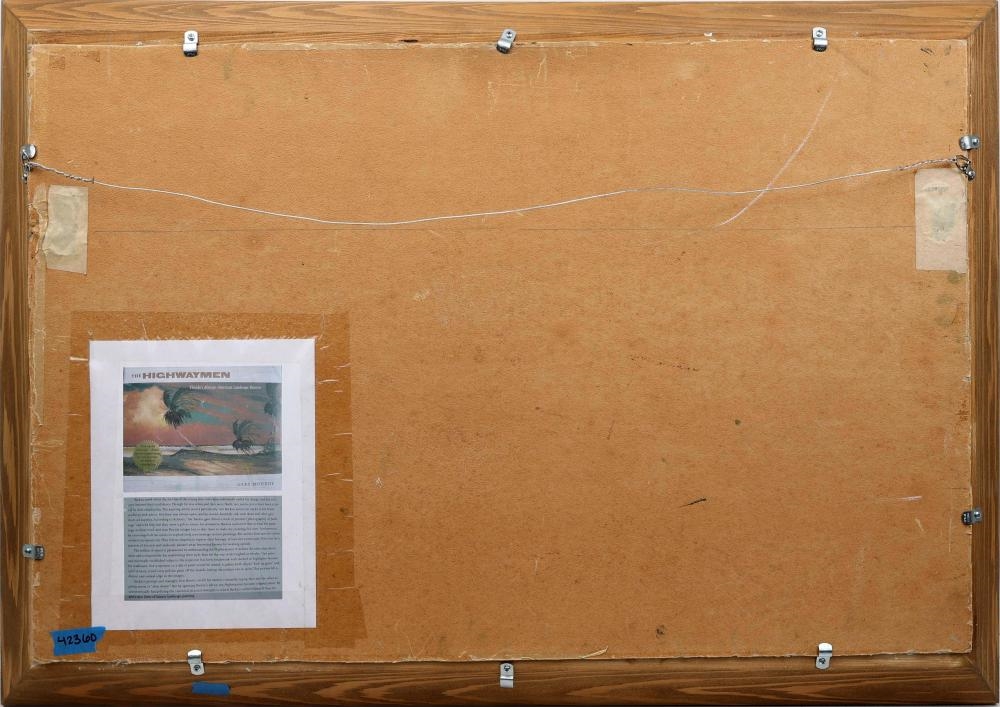 Artwork by Alfred Hair, RIVER WND, Made of Oil On Orange Peel Upson