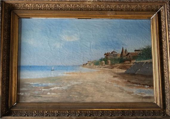 Plage sur la côte normande - Francis Garat