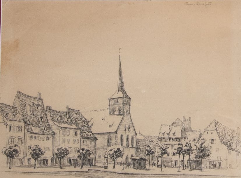 Thomas Handforth | La place du village | MutualArt