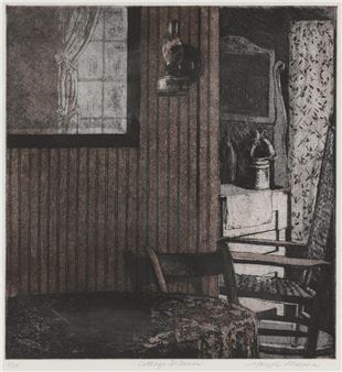Cottage Interior - Mary Moquin