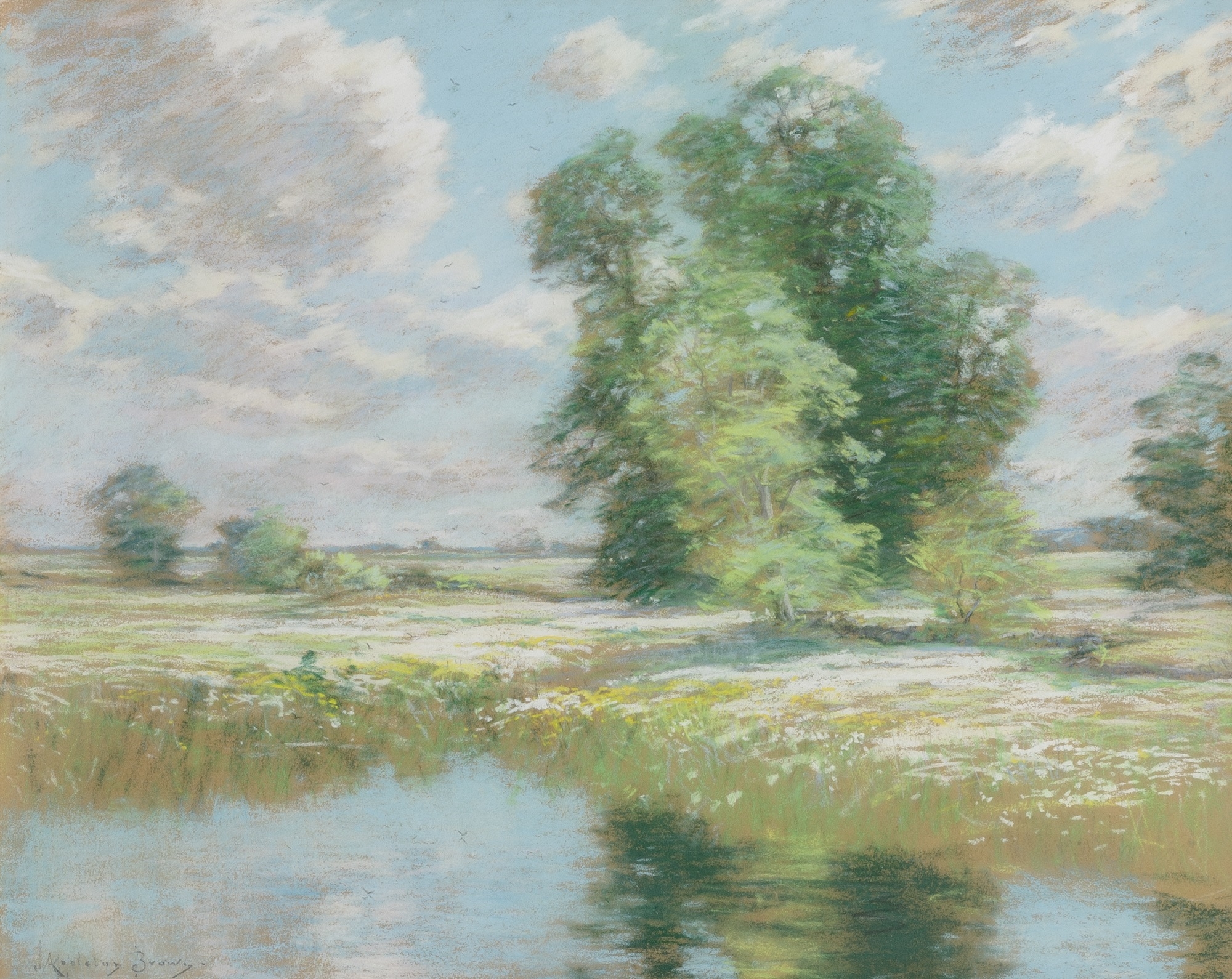 John Appleton Brown | North Shore Marsh View, Summer and Spring ...