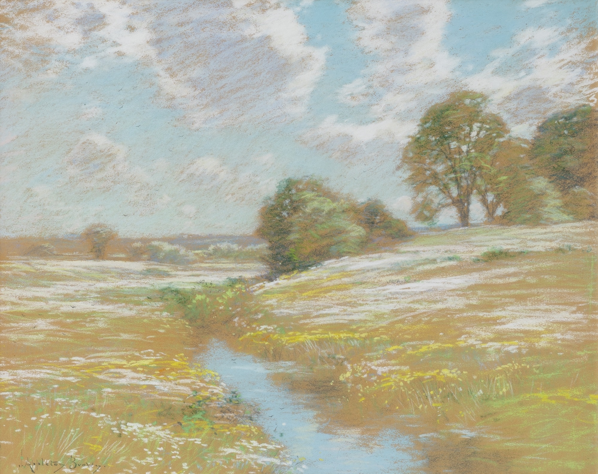 John Appleton Brown | North Shore Marsh View, Summer and Spring ...