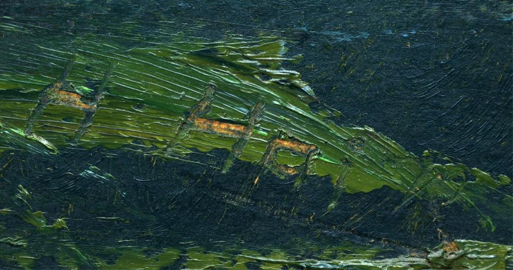 Artwork by Alfred Hair, MOONLIGHT SERENADE, Made of Oil On Linen