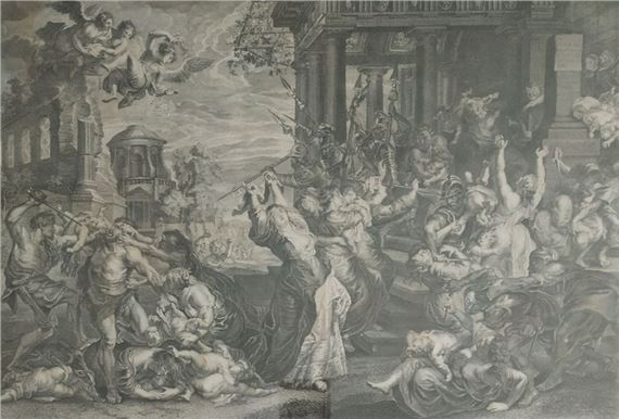 Vos prima christi victima, The Massacre of the Holy Innocents by Peter Paul Rubens, 1709