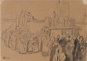 Procession - Lucien Joseph Simon