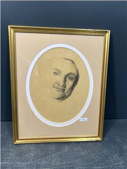 &quot;Ebauche de visage de femme&quot; - George Morren