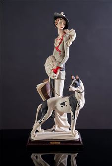 Dama con alano - Giuseppe Armani