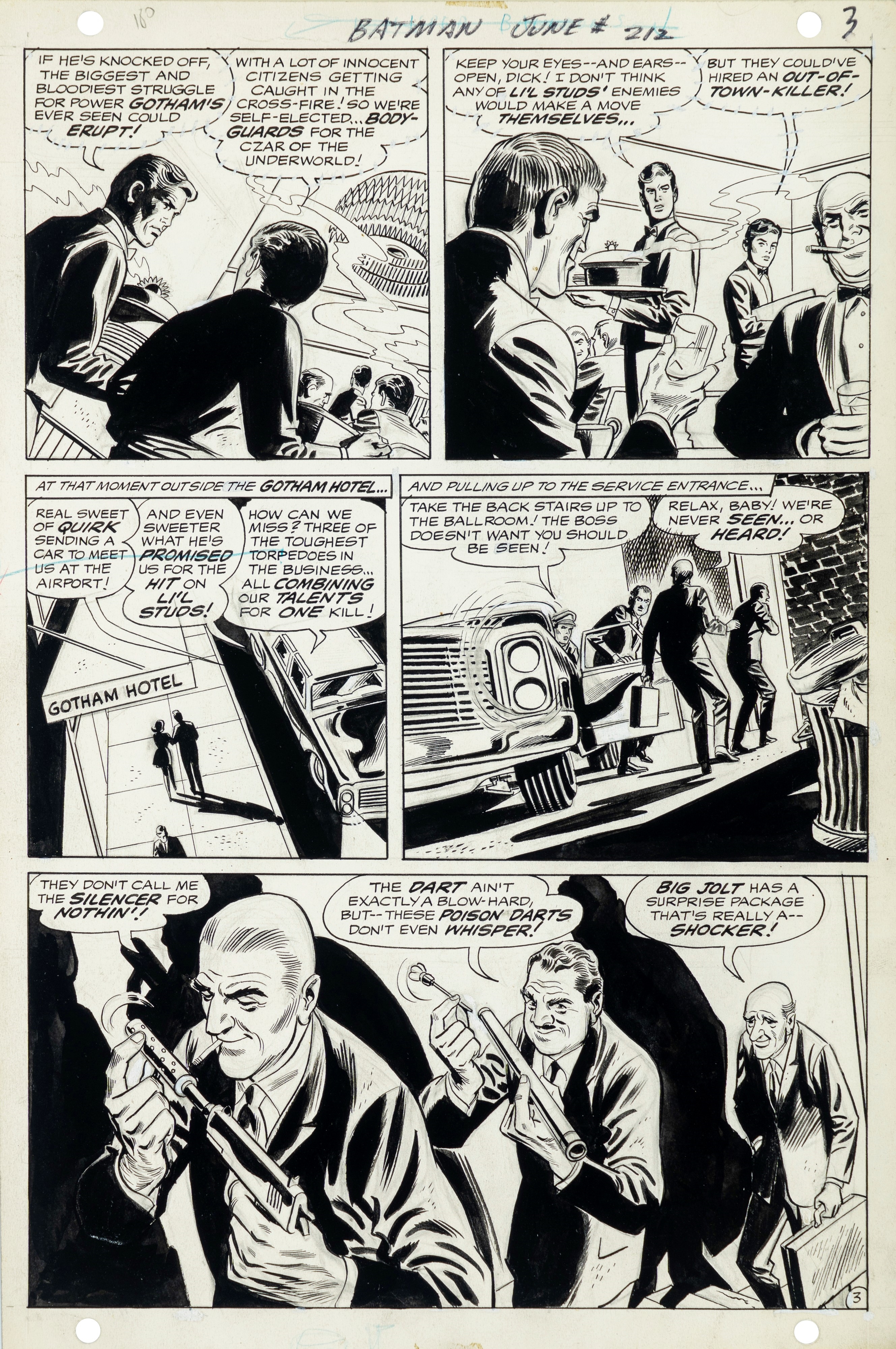 Irv Novick | Batman - Baffling Deaths of the Crime-Czar (1969) | MutualArt