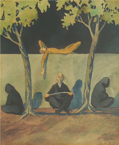 Meditation [1923 by Karl Sirovy, circa 17